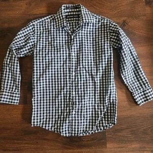 Michael Kors Black and White Button Down Shirt Boy's Size 8